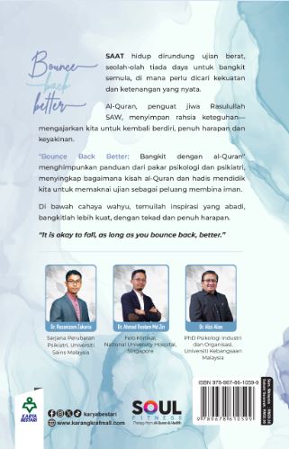 Bounce Back Better : Bangkit Dengan Al-Quran - Dr. Alizi, Dr. Ro
